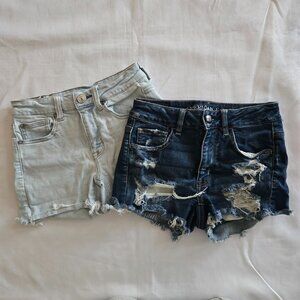 American Eagle Denim Shorts SZ 2